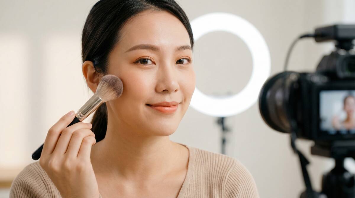 17c一起草美妆视频教程